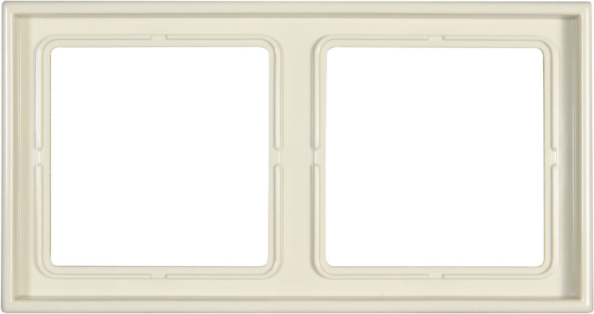 Jung LS982W blanc crème x2