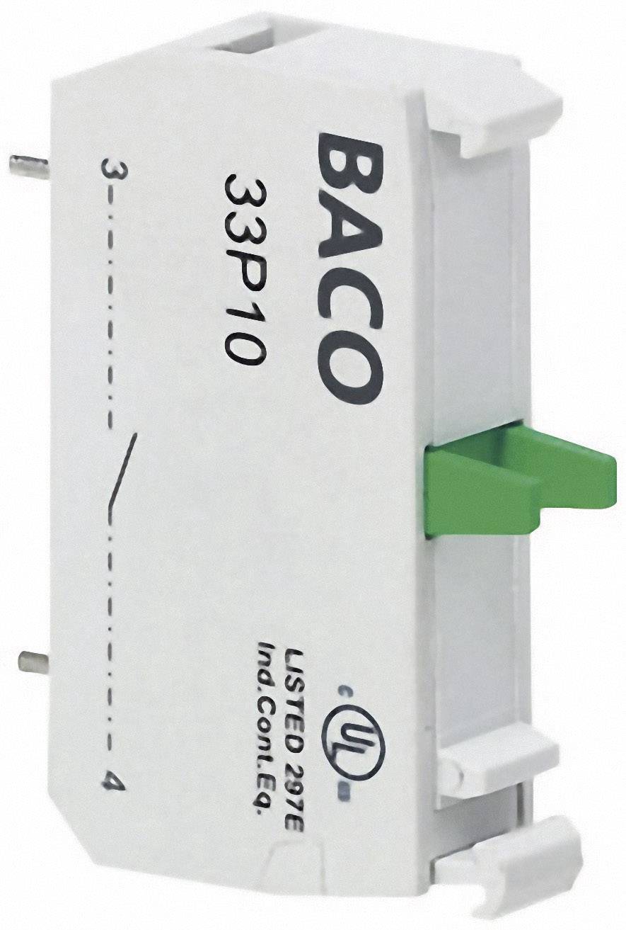 BACO 33P10 Élément de contact 1 NO (T) à rappel 600 V
