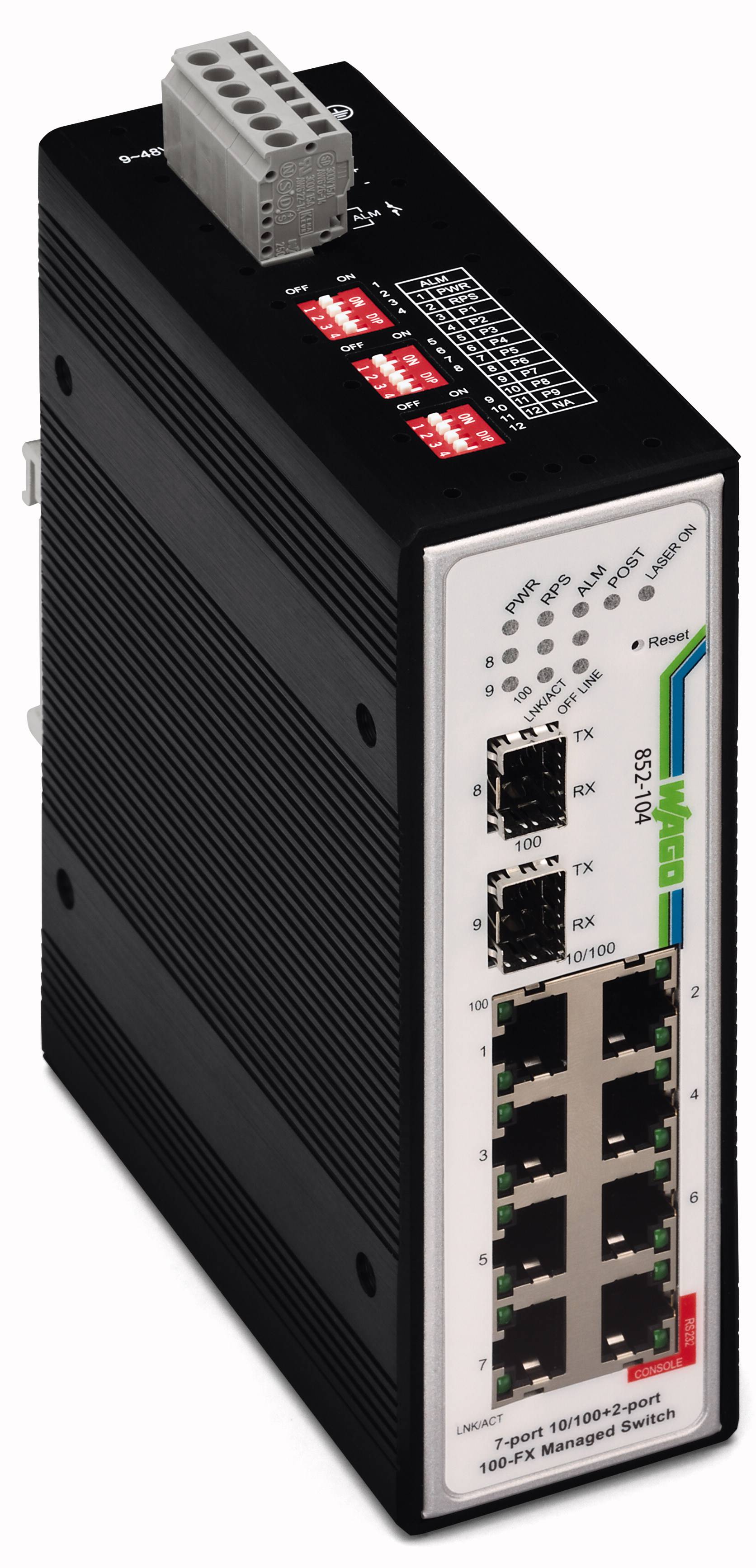 WAGO 852-104/040-000 Commutateur Ethernet industriel