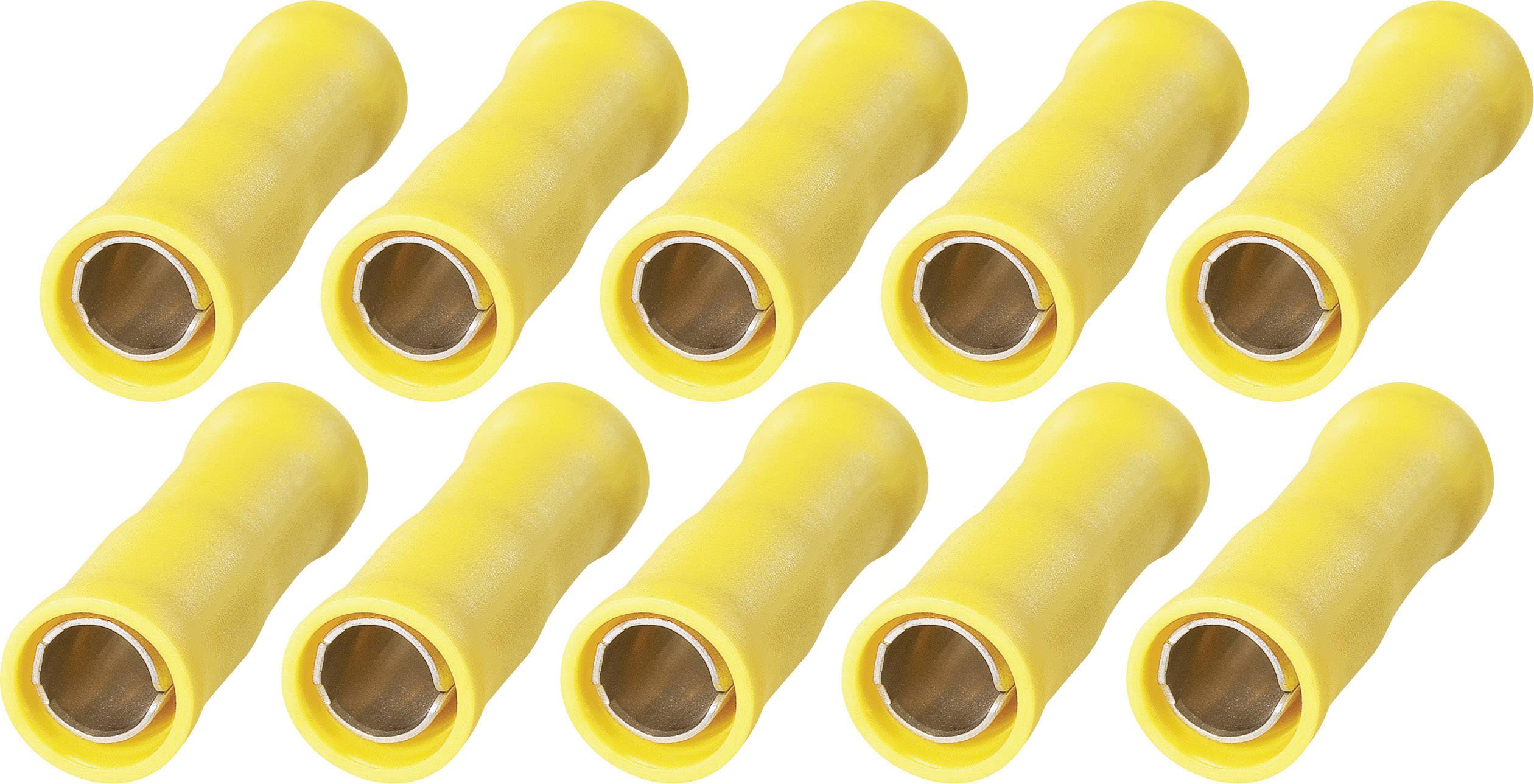 Cosses électriques cylindriques femelle RPP 5-6 4-6 mm² jaune