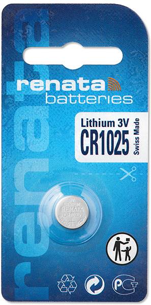 Renata Pile bouton CR 1025 3 V 1 pc(s) 30 mAh lithium