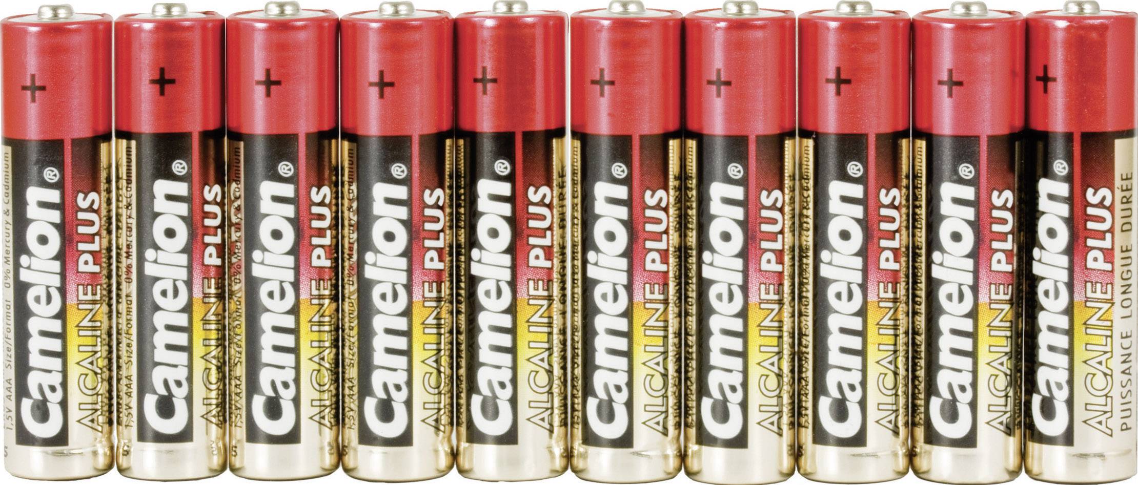 Pile LR3 (AAA) alcaline(s) Camelion Plus LR03 1250 mAh 1.5 V 10 pc(s)
