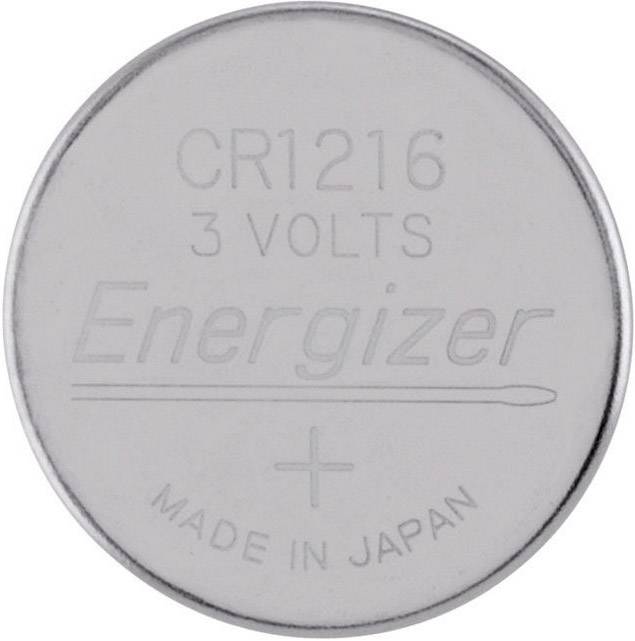 Pile bouton CR 1216 lithium Energizer 34 mAh 3 V