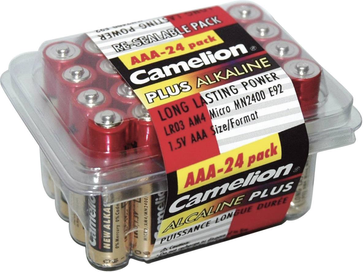 Pile LR3 (AAA) alcaline(s) Camelion Plus LR03 1250 mAh 1.5 V 24 pc(s)