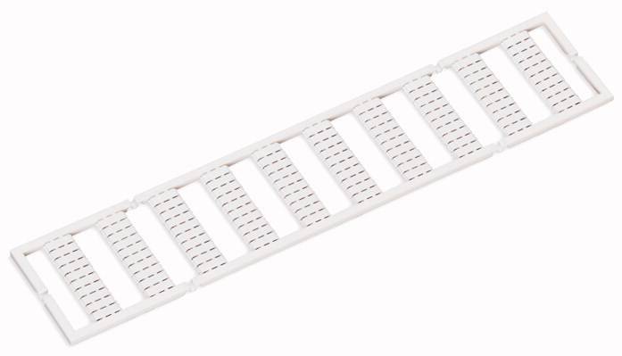 Un insert de grille de ventilation blanc avec plusieurs ouvertures rectangulaires parallèles, adapté aux systèmes de ventilation.