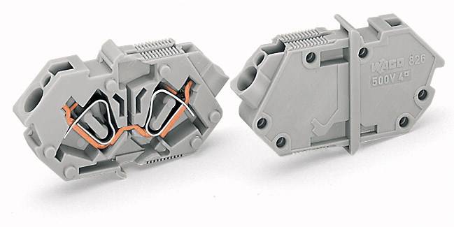 Borne d'extrémité traversante WAGO 826-159/000-016 50 pc(s)