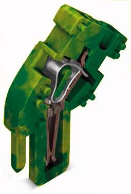 Borne d'extrémité WAGO 769-515/000-016 5 mm ressort de traction Affectation: terre vert, jaune 250 pc(s)