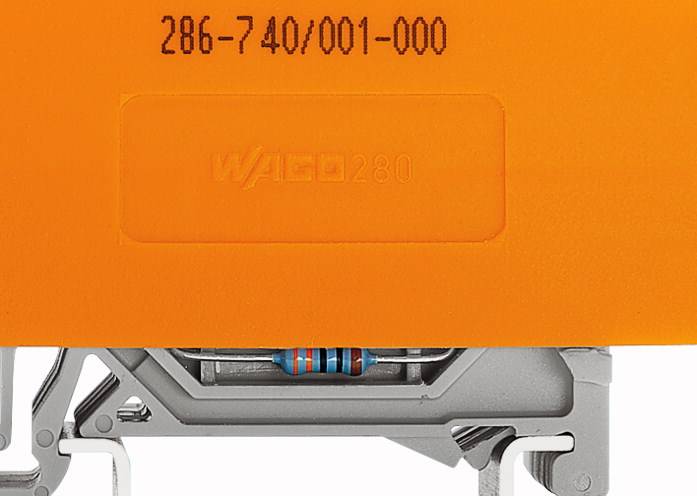 WAGO 286-740/001-000 Support relais (L x l x H) 73 x 22 x 28 mm 20 pc(s)