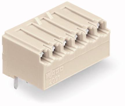Boîtier mâle (platine) série 2091 WAGO 2091-1322 Nbr total de pôles 2 Pas: 3.50 mm 200 pc(s)