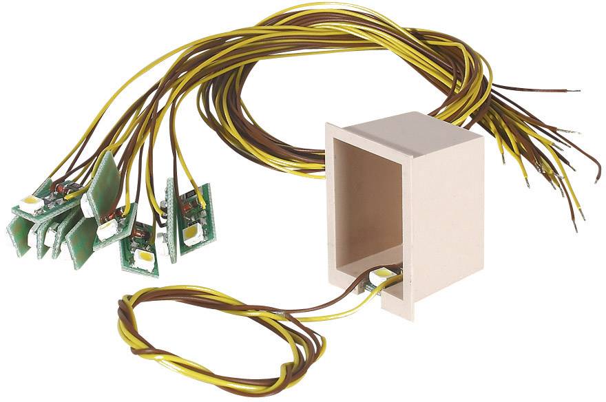 Eclairage intérieur de bâtiment Viessmann Modelltechnik 6007 avec LEDs jaune