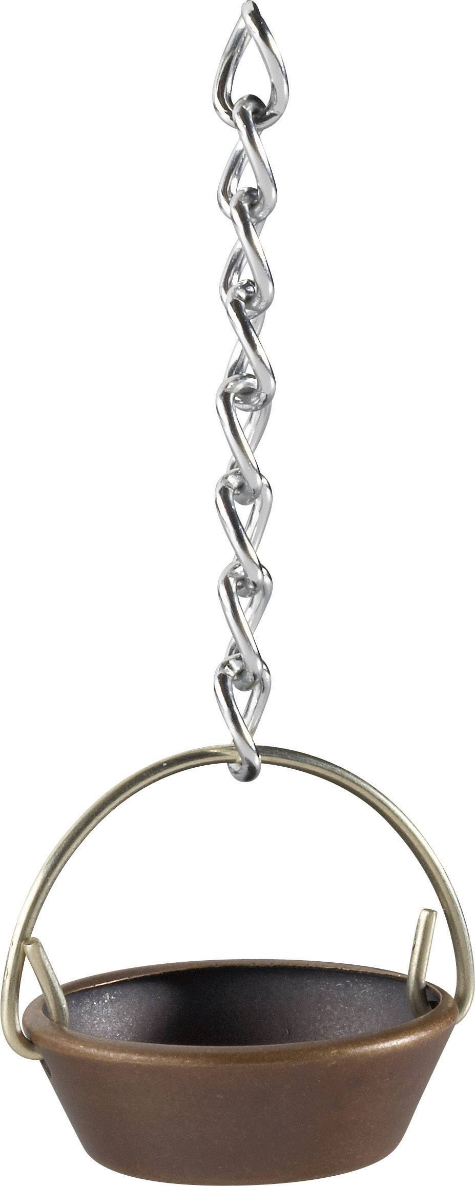 Kahlert Licht 21674 Chaudron en cuivre avec guirlande