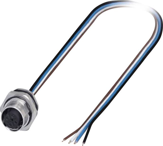 Connecteur femelle encastrable pour capteurs/actionneurs Contenu: 1 pc(s) Phoenix Contact SACC-DSI-M12FS-4CON-M16/0,5 1419632