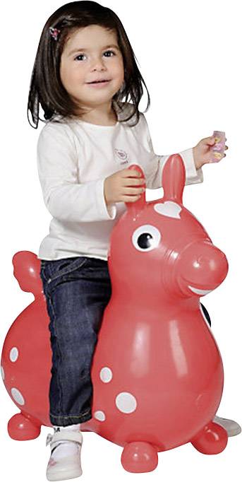 Cheval sauteur Rody rouge à partir de 3 ans