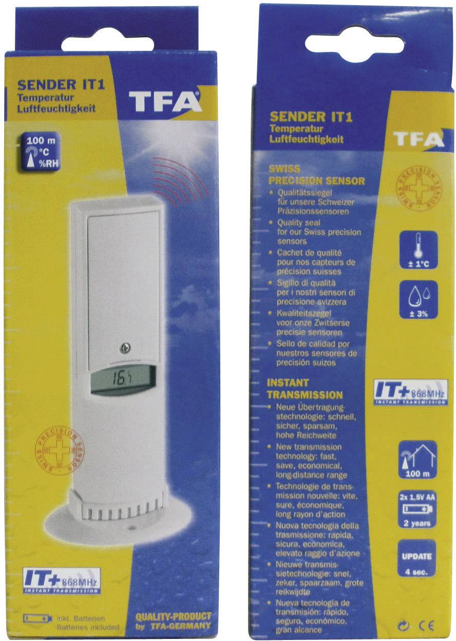 Capteur thermique TFA Dostmann 30.3144 IT