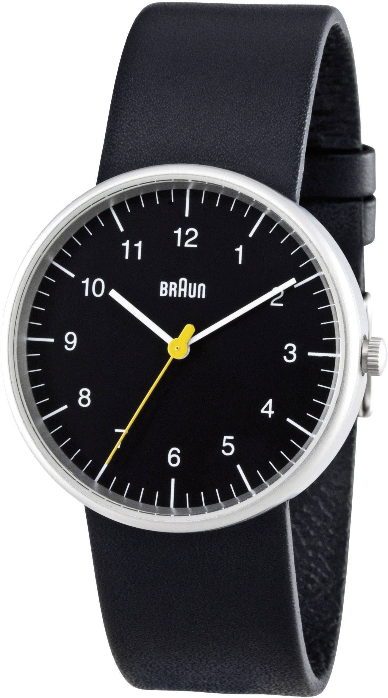 Braun à quartz Montre-bracelet BN0021BKBKG (Ø x H) 38 mm x 8.5 mm acier inoxydable Matériau du boîtier=acier inoxydable Matériau