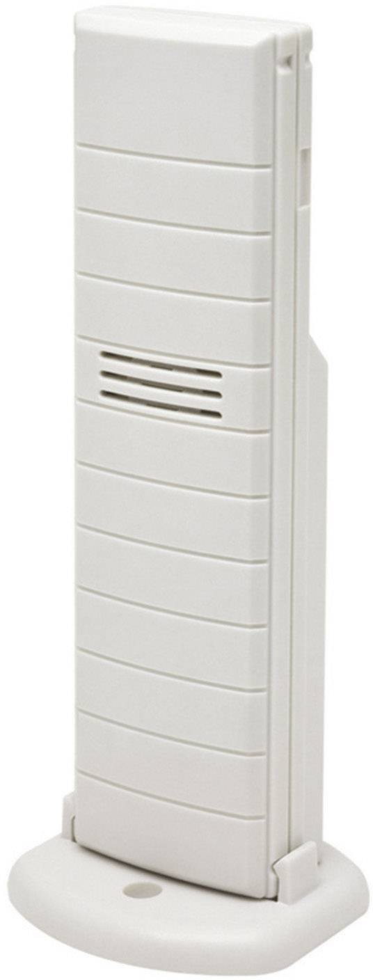 Un capteur de température blanc et élancé au format vertical, utilisé pour la surveillance intérieure et extérieure dans les stations météorologiques.