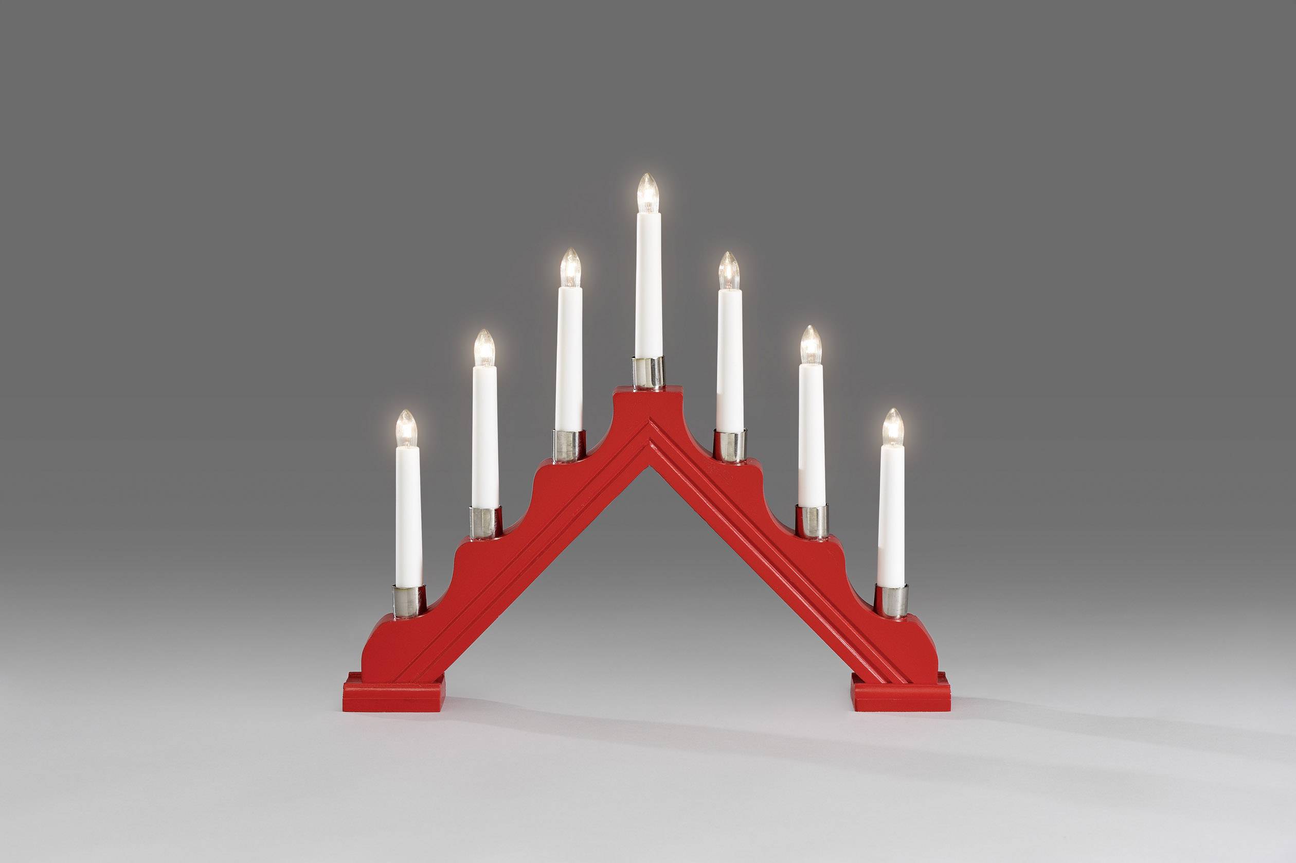 Konstsmide 1041-510 Arche en bougie blanc chaud Ampoule à incandescence rouge