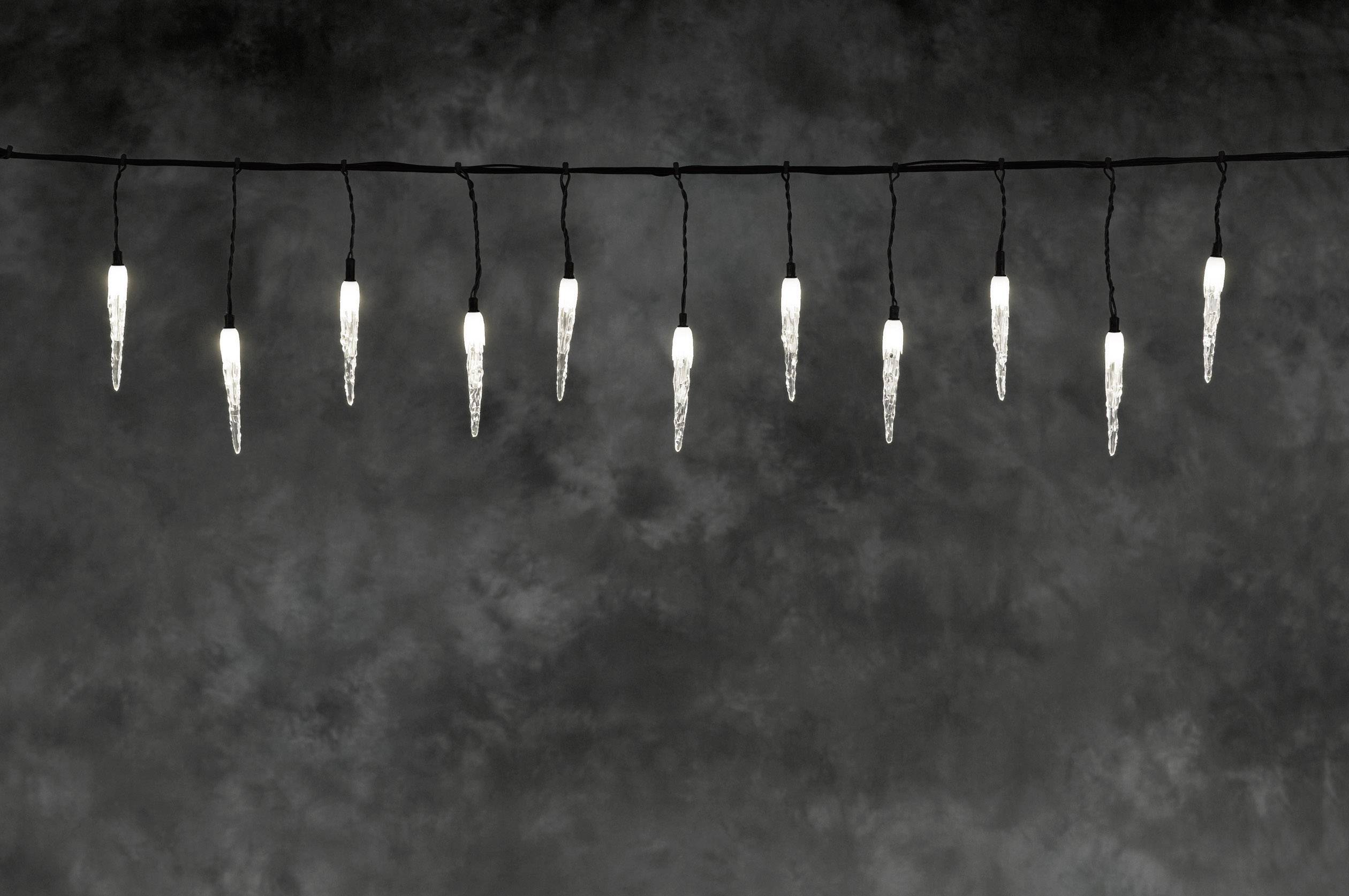 Extension pour guirlande lumineuse Konstsmide LED stalactites 24 V Suspension lumineuse blanc chaud
