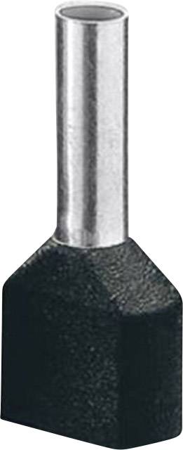 Embout double d'extrémité de câble Phoenix Contact AI-TWIN 2X 1,5 - 8 BK 3200823 1.5 mm² x 8 mm partiellement isolé noir 100 pc(s)