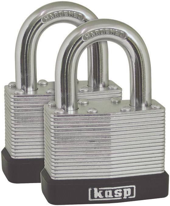 Cadenas Kasp K13050D2 argent avec serrure à clé
