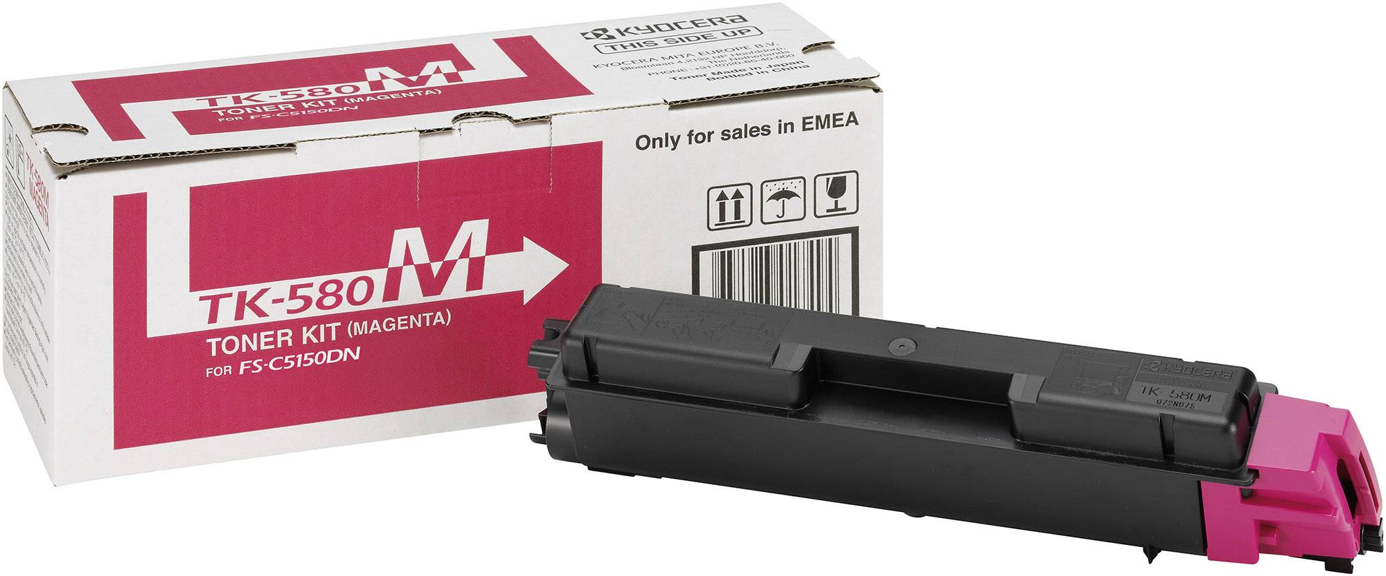 Cassette de toner d'origine Kyocera TK-580M magenta