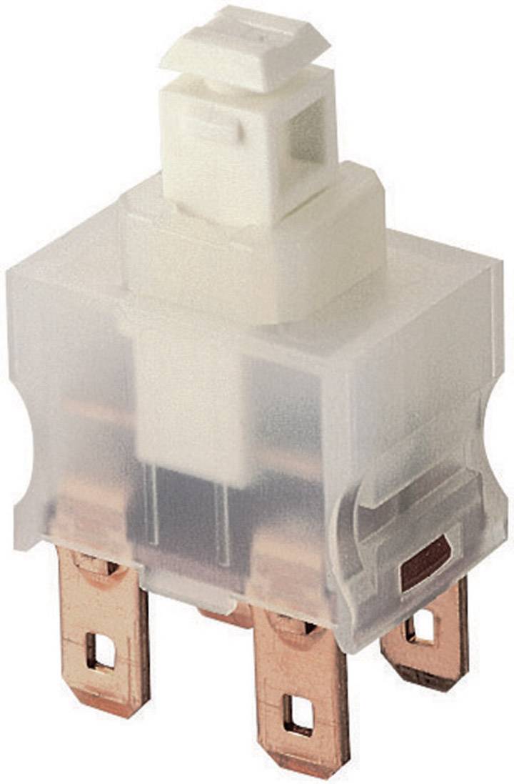 Marquardt 1681.1101 1681.1101 Interrupteur à pression 250 V/AC 12 A 1 x On/Off à accrochage (L x l x H) 19 x 13 x 26.5 mm IP40