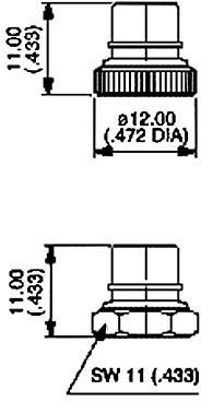 Capuchon APEM N33261002 noir, noir 1 pc(s)