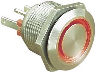 Bulgin MPI002/28/RD MPI002/28/RD Bouton-poussoir antivandalisme 24 V/DC 0.05 A 1 x Off/(On) à rappel rouge (Ø x L) 22 mm x 32.7