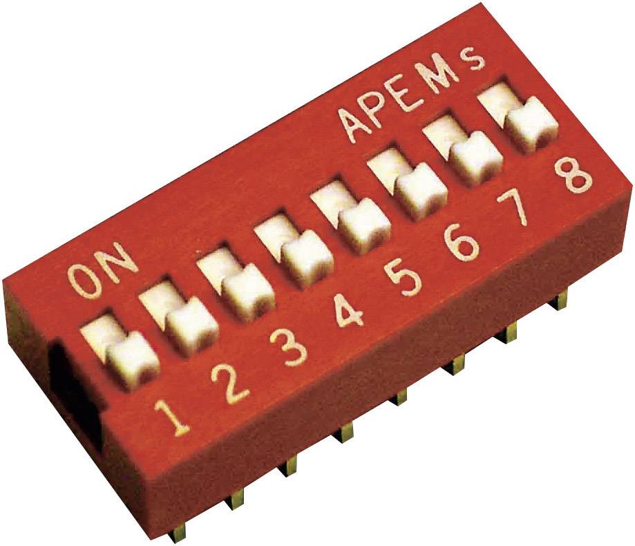 Interrupteur DIP APEM NDS-06-V Nombre de pôles 6 standard
