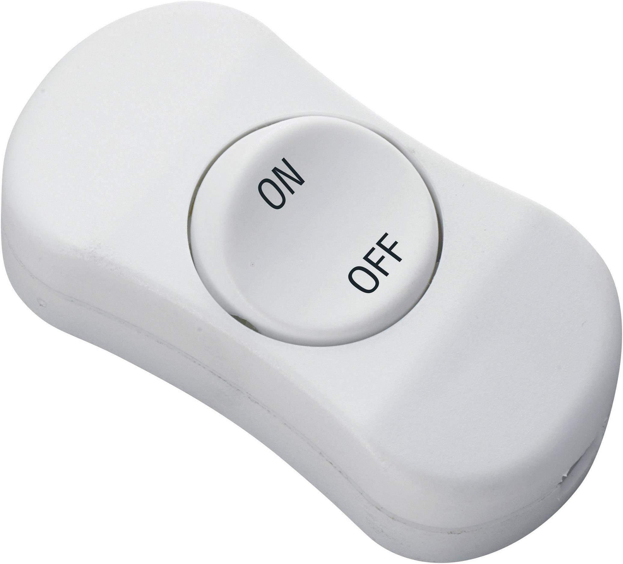 Interrupteur pour câble souple TRU COMPONENTS TC-R13-901 1587934 blanc 1 x Off/On 6 A 1 pc(s)