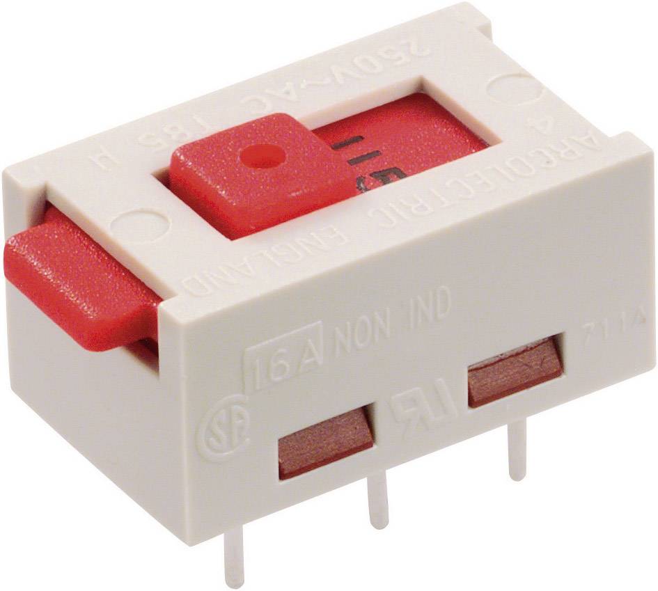 Arcolectric (Bulgin Ltd.) X22205CAAF X22205CAAF Interrupteur à glissière 250 V/AC 6 A 2 x On/On
