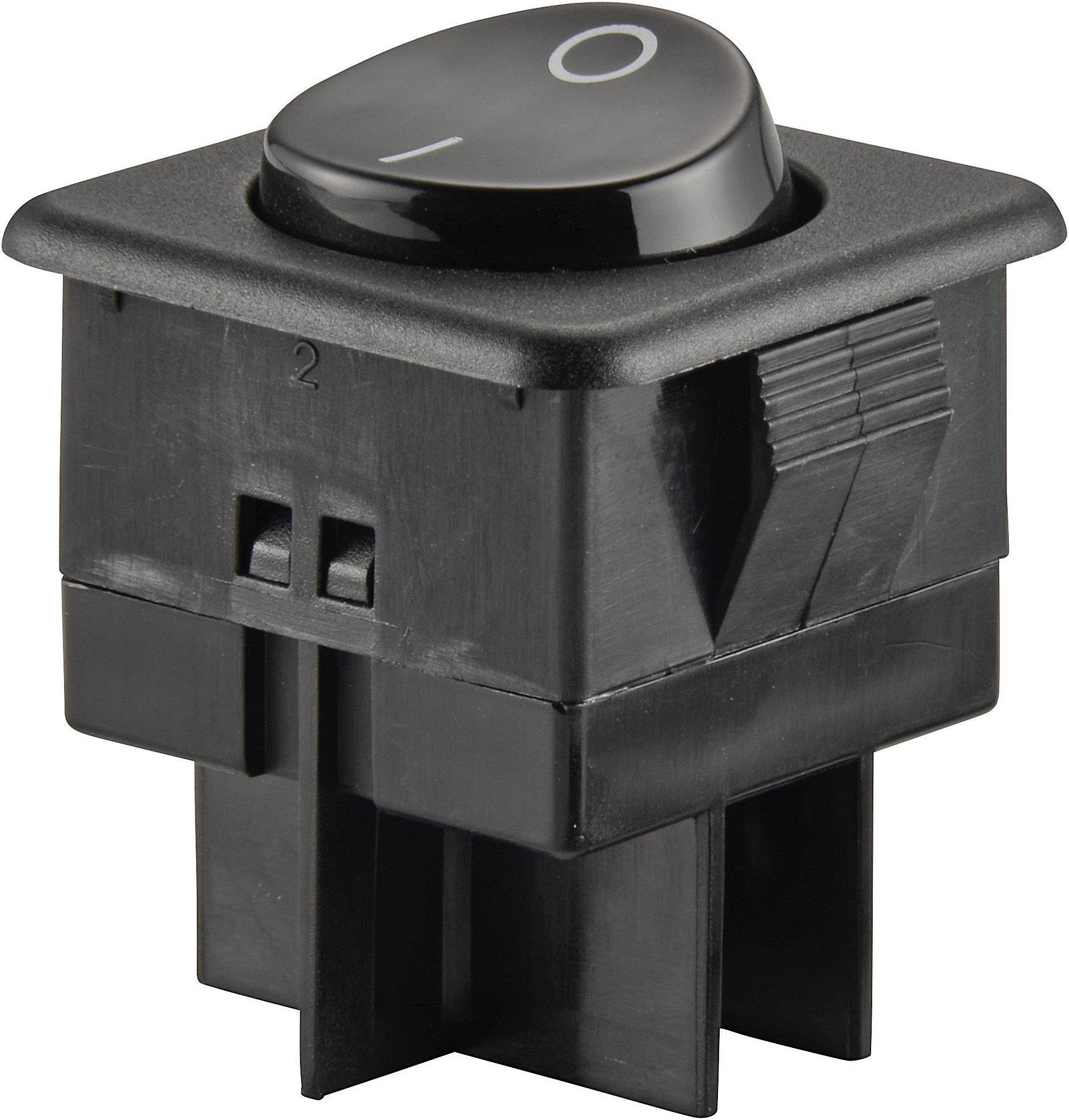 SCI Interrupteur à bascule R13-104C-01 250 V/AC 10 A 2 x On/On à accrochage