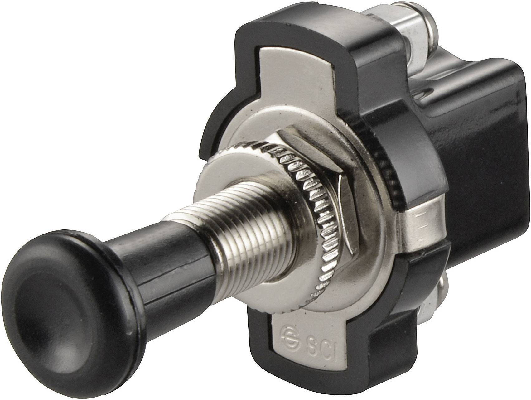 Interrupteur à tirette pour l'automobile TRU COMPONENTS TC-A3-5BC-SC 1587796 12 V/DC 10 A 1 x Off/On à accrochage 1 pc(s)