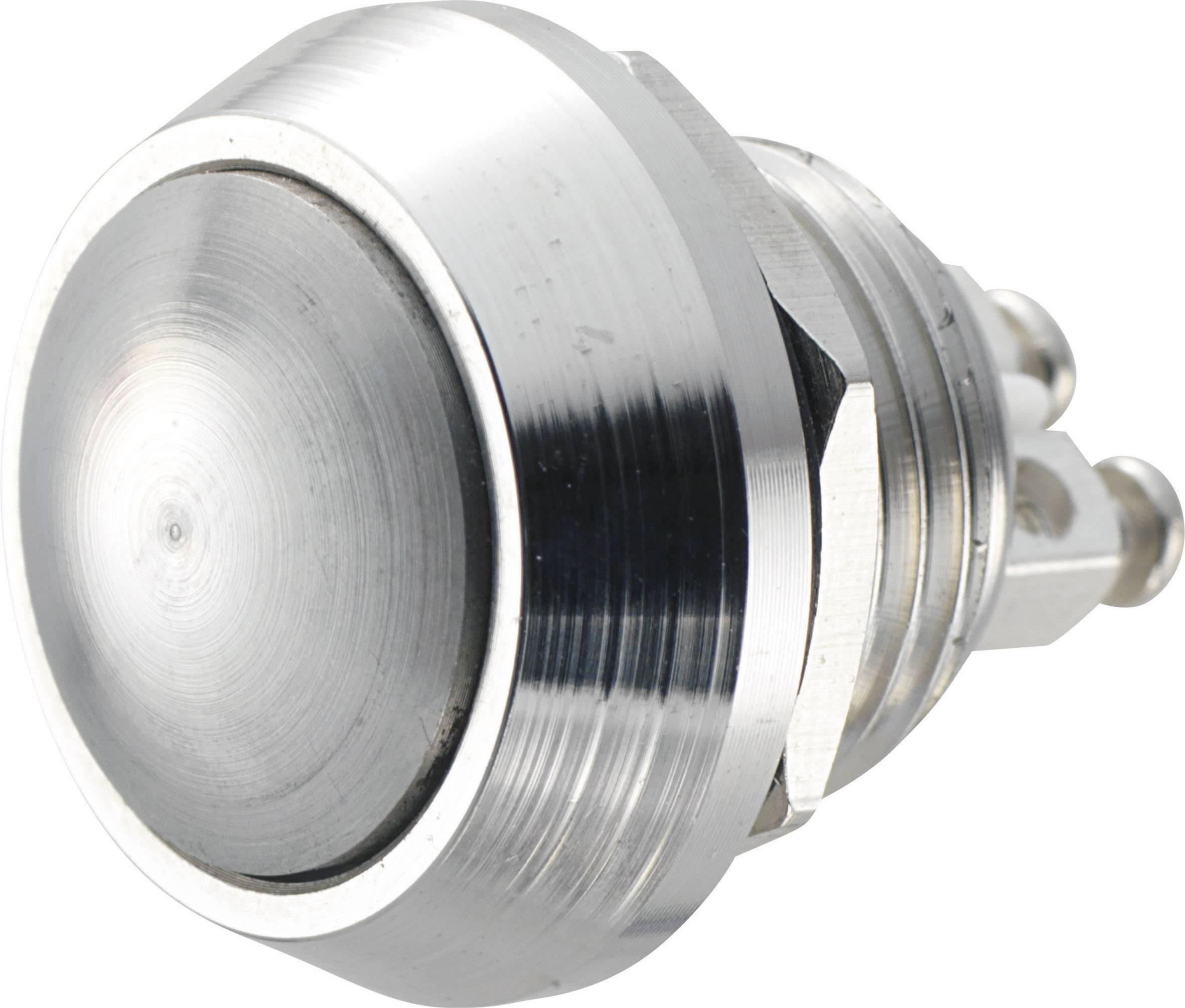 Bouton-poussoir antivandalisme TRU COMPONENTS GQ 12B-N 701257 48 V/DC 2 A 1 x Off/(On) IP65 à rappel 1 pc(s)