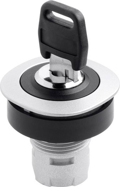 Schlegel RQJSSA18 RONTRON RQJSSA18 Commutateur à clé métal, noir 1 x 90 ° 1 pc(s)