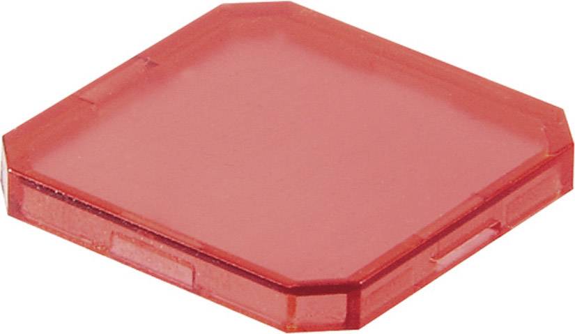 Touche pour bouton poussoir Schlegel TOKJFRT rouge, transparent