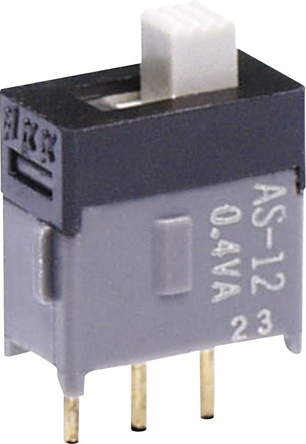 NKK Switches AS12AP AS12AP Interrupteur à glissière 28 V DC/AC 0.1 A 1 x On/On 1 pc(s)
