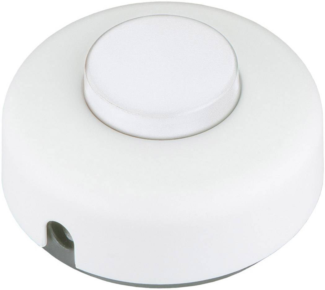 Interrupteur à pied interBär 5062-508.01 blanc 1 x Off/On 2 A 1 pc(s)
