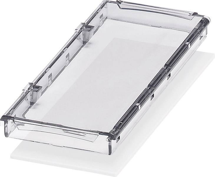 Couvercle de boîtier pour rail Phoenix Contact BC 107,6 DKL S TRANS 2896131 Polycarbonate transparent 45 x 107.6 x 8