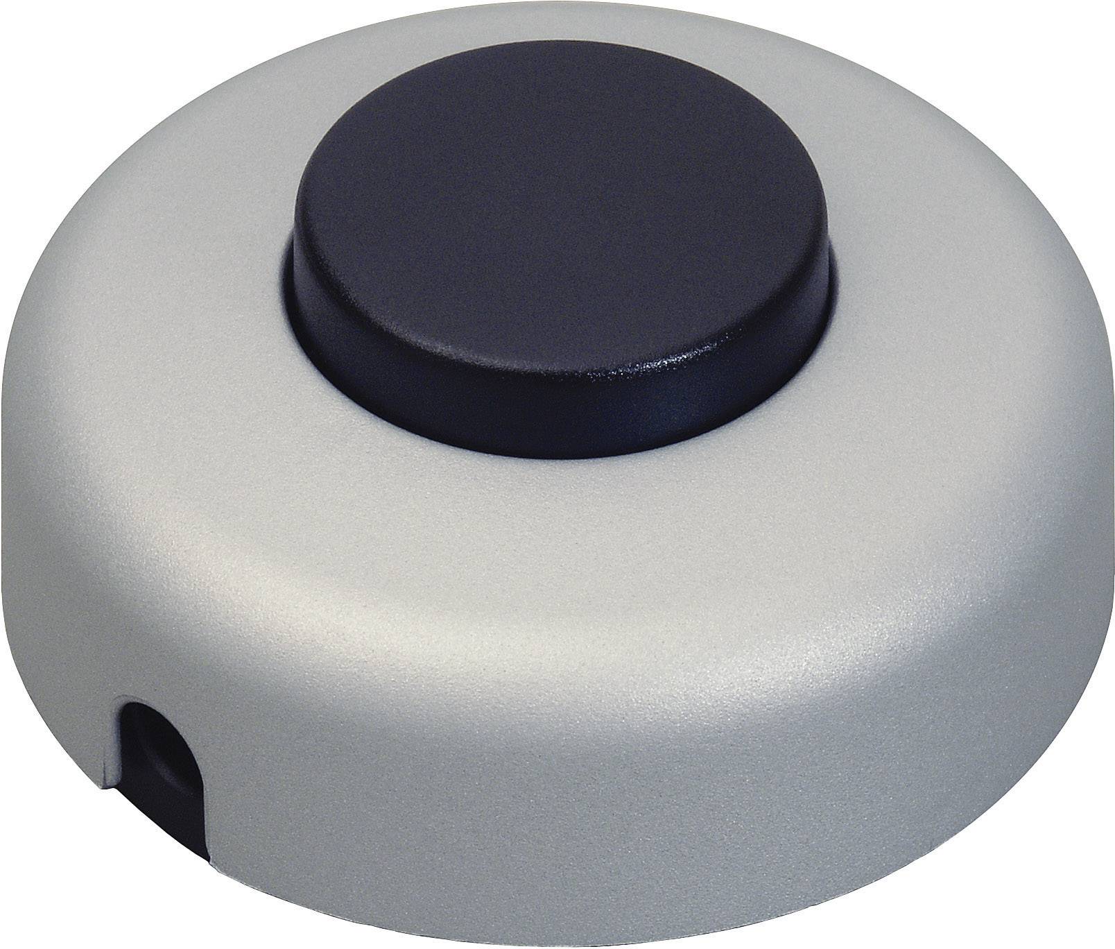 Interrupteur à pied interBär 5062-020.01 titane, noir 1 x Off/On 2 A 1 pc(s)