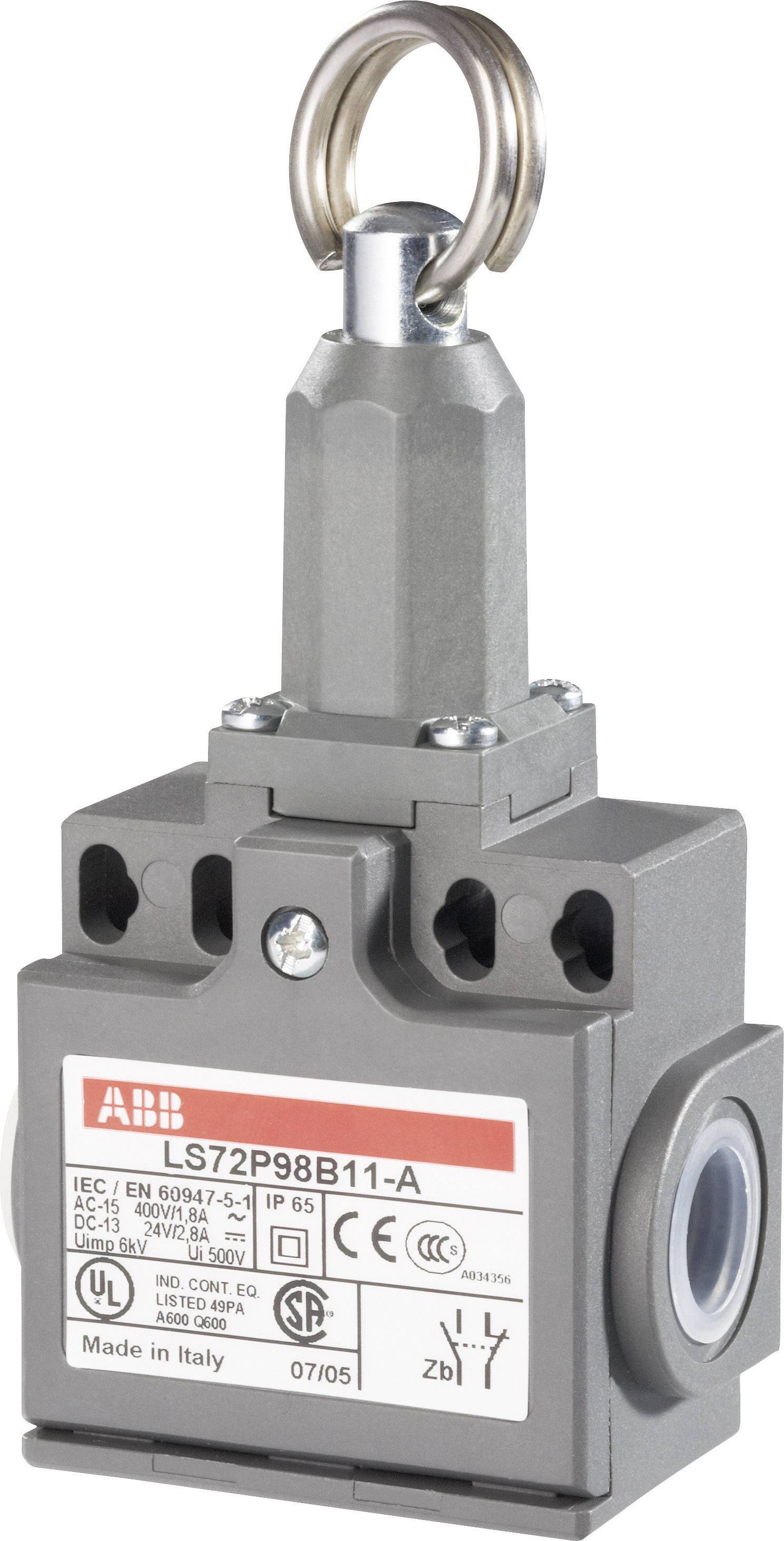 ABB 1SBV011098R1211 LS72P98B11-A Interrupteur de fin de course 400 V/AC 1.8 A câble de commande à rappel IP65 1 pc(s)