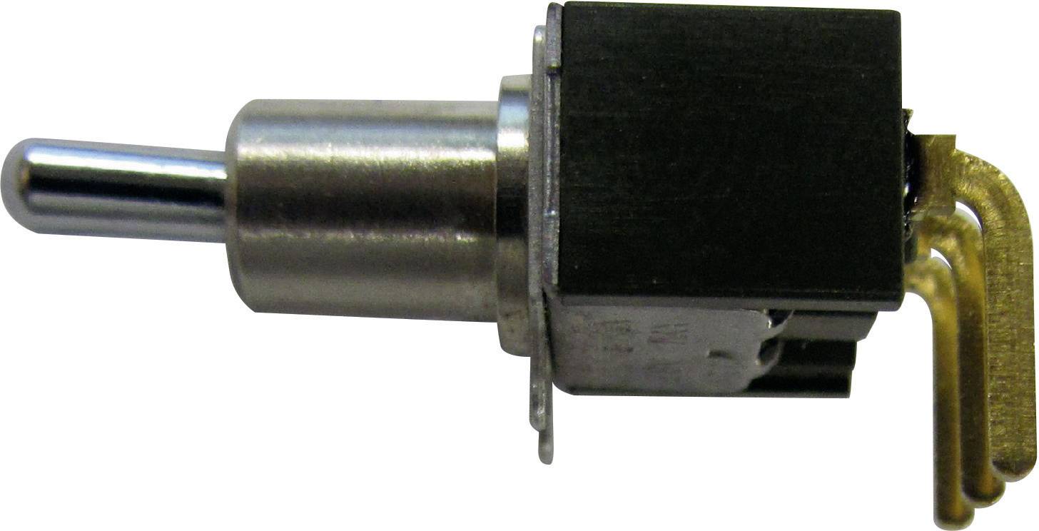 Interrupteur à levier 1 x On/On NKK Switches M2012S3S2G03 28 V DC/AC 0.1 A à accrochage 1 pc(s)