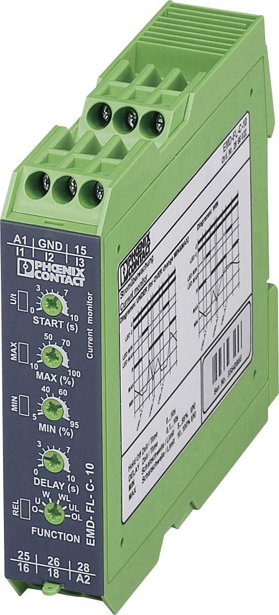 Relais de surveillance Contenu: 1 pc(s) Phoenix Contact EMD-FL-C-10 2866022