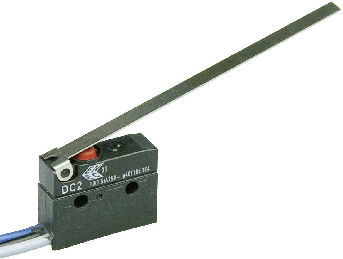 ZF DC2C-C3LD Microrupteur DC2C-C3LD 250 V/AC 10 A 1 x On/(On) IP67 à rappel 1 pc(s)