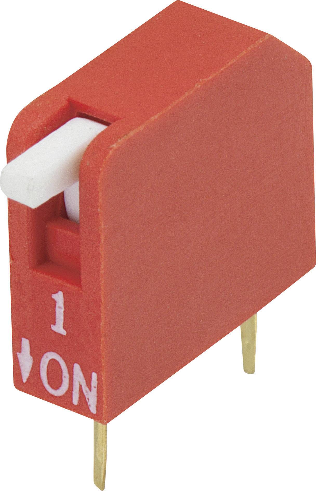 Interrupteur DIP TRU COMPONENTS 704976 Nombre de pôles 1 type piano