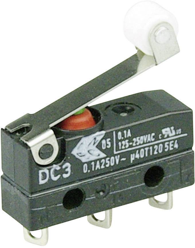 ZF DC3C-A1RB Microrupteur DC3C-A1RB 250 V/AC 0.1 A 1 x On/(On) IP67 à rappel 1 pc(s)