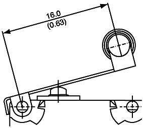 Saia V4NST7YRUL Microrupteur V4NST7YRUL 250 V/AC 5 A 1 x On/(On) IP67 à rappel 1 pc(s)