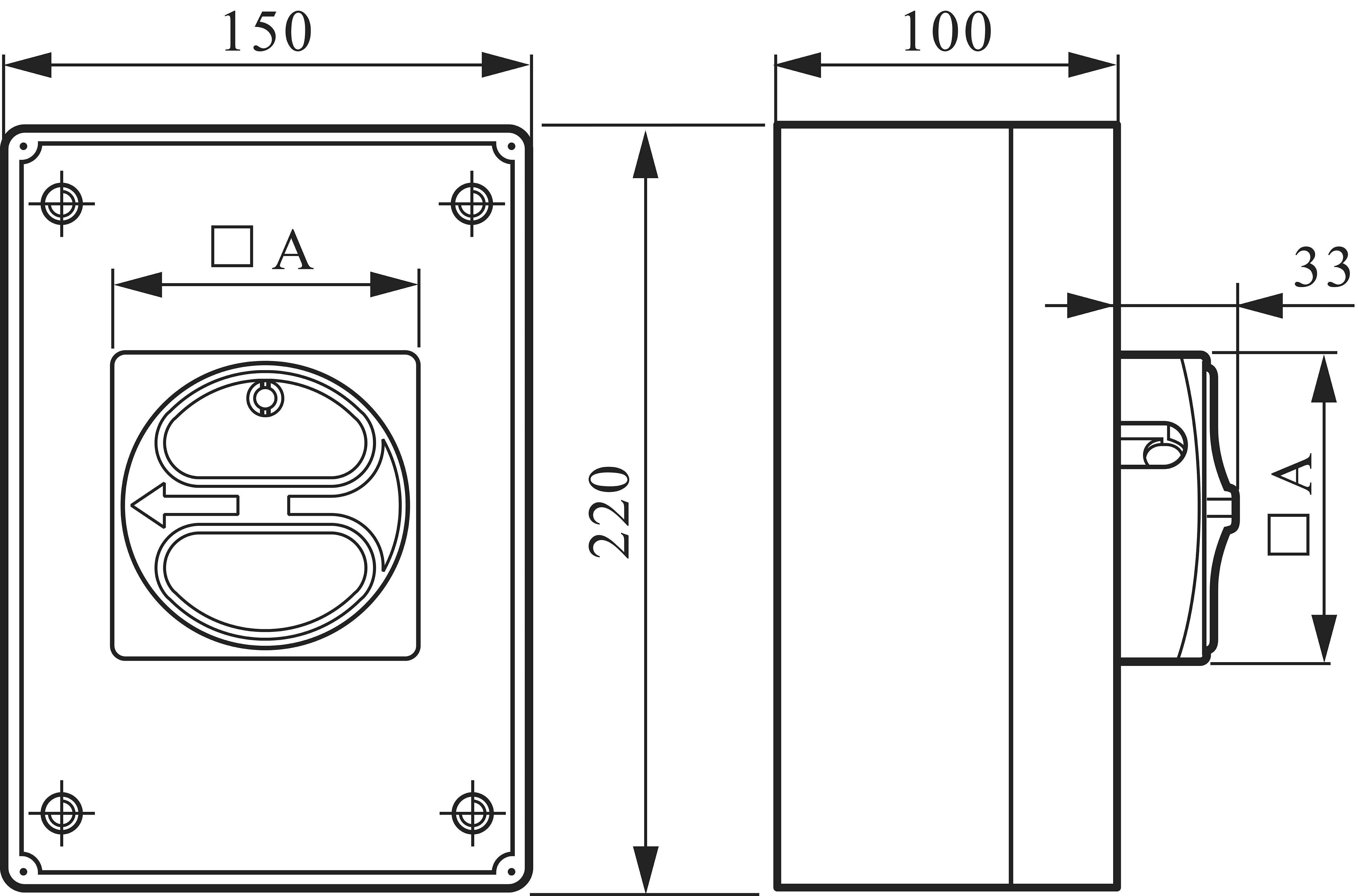 BACO 172161 Interrupteur sectionneur 32 A 1 x 90 ° jaune, rouge 1 pc(s)