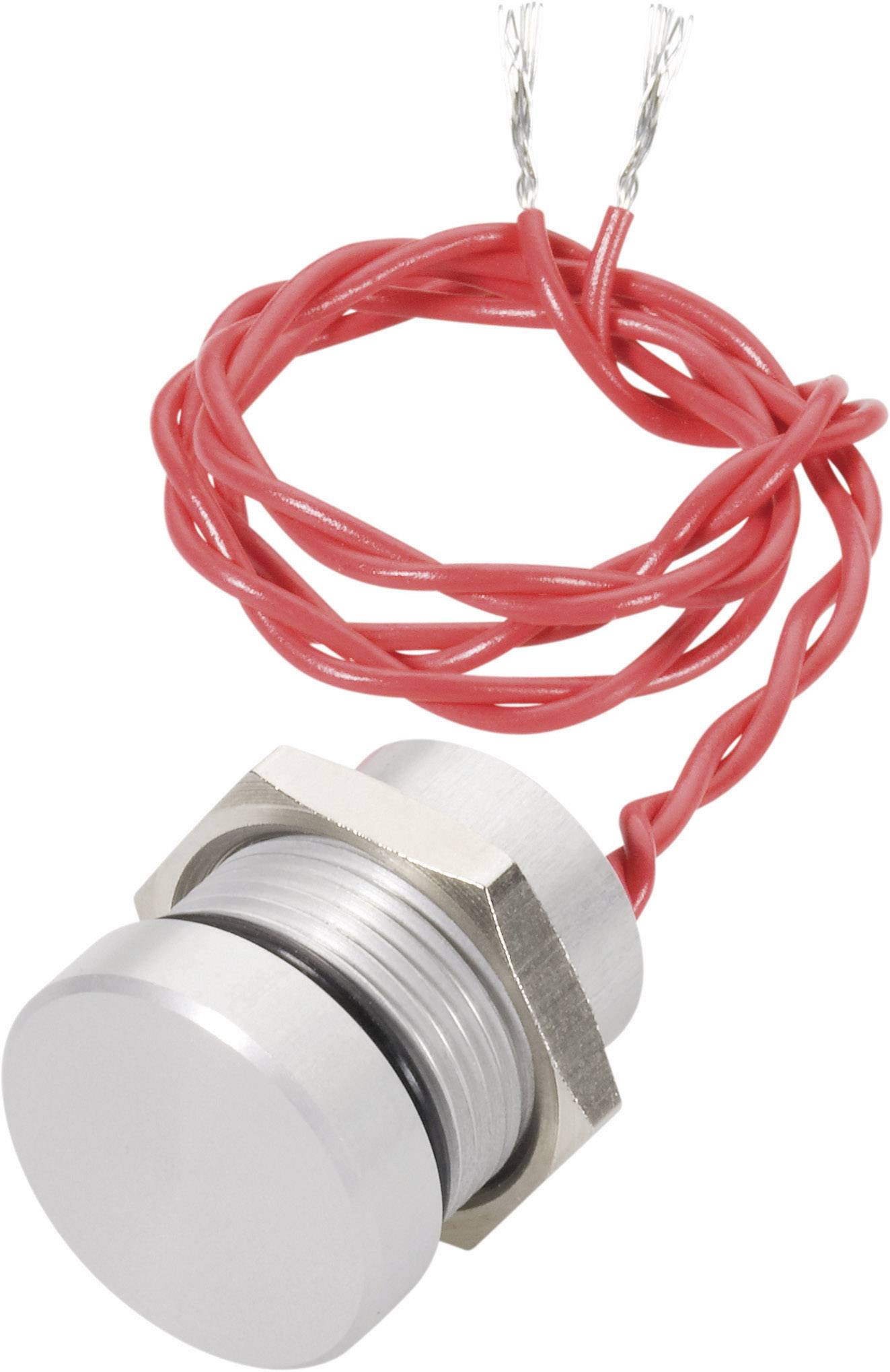 APEM PBAT5AP0000 Interrupteur piézo 24 V DC/AC 0.2 A 1 x Off/(On) à rappel IP69K 1 pc(s)