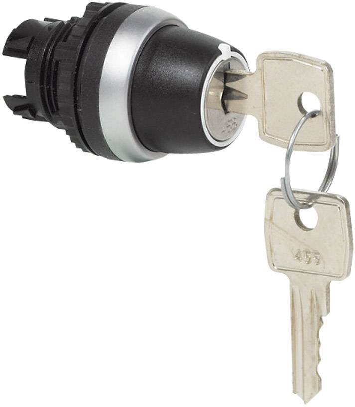 BACO 223960 L21NA00 Commutateur à clé collerette plastique, chromé noir, chrome 1 x 45 ° 1 pc(s)